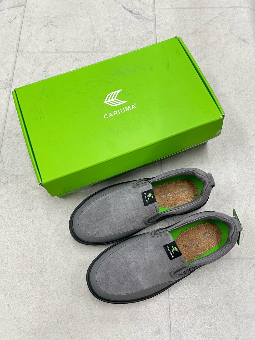 (CA-11) Carium Slip On PRO Skate Suede Canvas Logo Sneaker